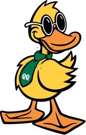 Quackals with a tie